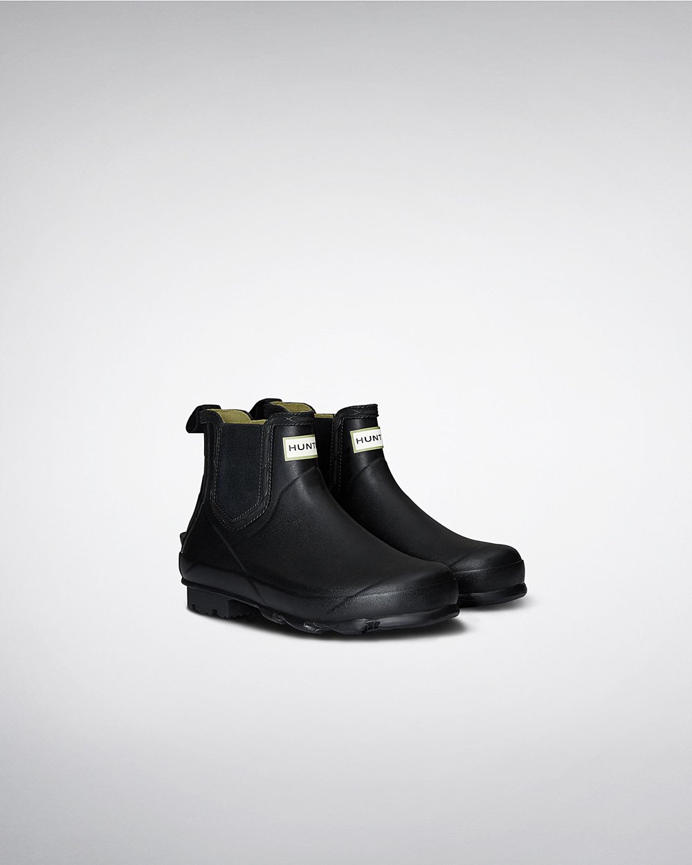 hunter norris field boot black